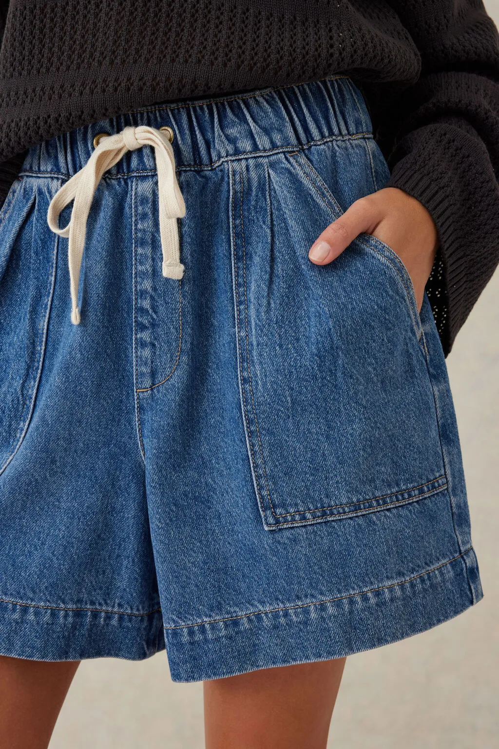 Relaxed Everyday Denim Short
