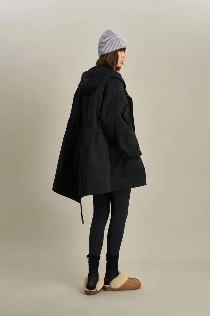 Romsdals White Goose Down Two Piece Parka Jacket in Water Repellent Cotton Blend