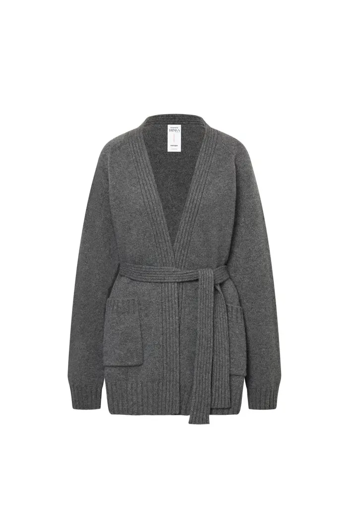 Sini Robe Style Cardigan in Cashmere Knit