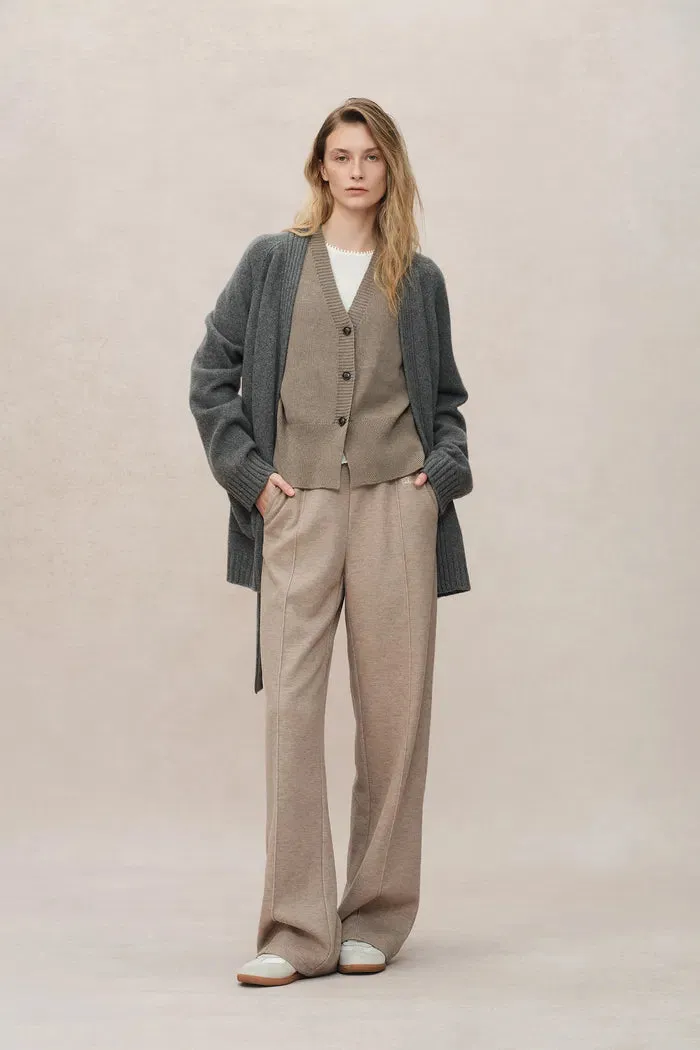 Sini Robe Style Cardigan in Cashmere Knit