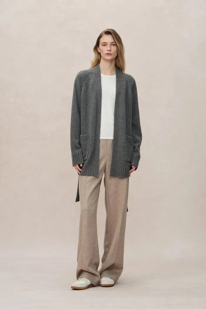 Sini Robe Style Cardigan in Cashmere Knit