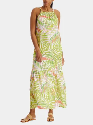 Sleeveless Spaghetti Strap Tier Dress