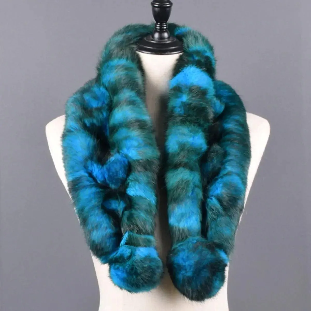 Soft and Luxurious Fur Scarf -Stay Warm in Style with Our Premium Quality Winter Accessories -