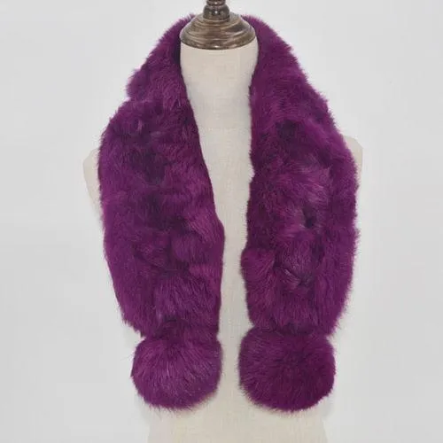 Soft and Luxurious Fur Scarf -Stay Warm in Style with Our Premium Quality Winter Accessories -