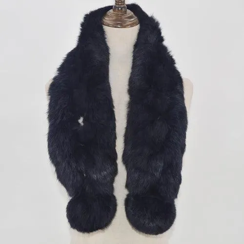Soft and Luxurious Fur Scarf -Stay Warm in Style with Our Premium Quality Winter Accessories -