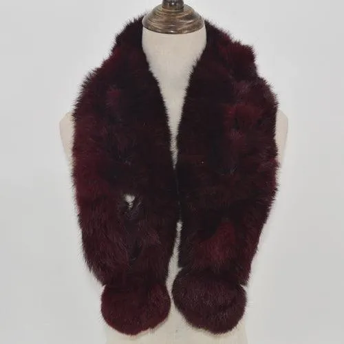 Soft and Luxurious Fur Scarf -Stay Warm in Style with Our Premium Quality Winter Accessories -