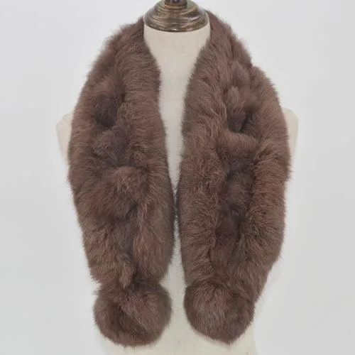 Soft and Luxurious Fur Scarf -Stay Warm in Style with Our Premium Quality Winter Accessories -