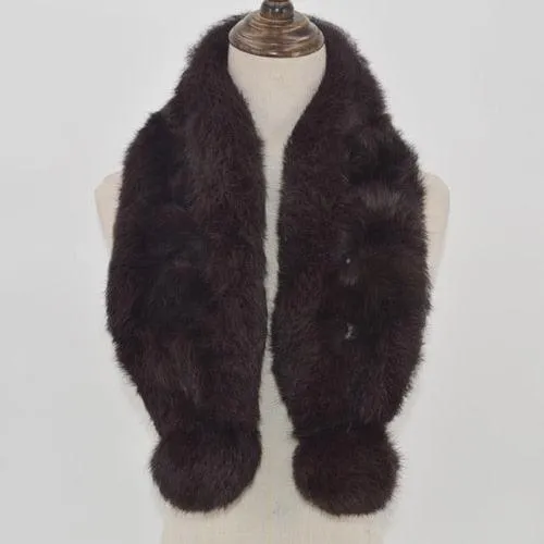 Soft and Luxurious Fur Scarf -Stay Warm in Style with Our Premium Quality Winter Accessories -