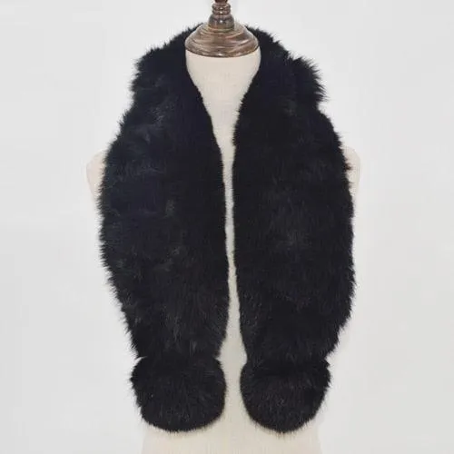 Soft and Luxurious Fur Scarf -Stay Warm in Style with Our Premium Quality Winter Accessories -