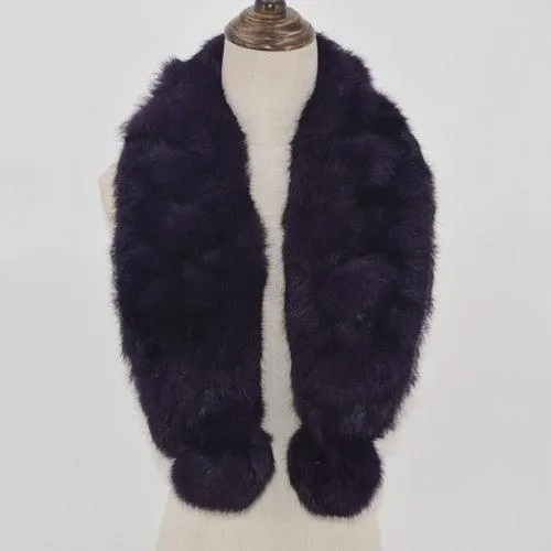Soft and Luxurious Fur Scarf -Stay Warm in Style with Our Premium Quality Winter Accessories -
