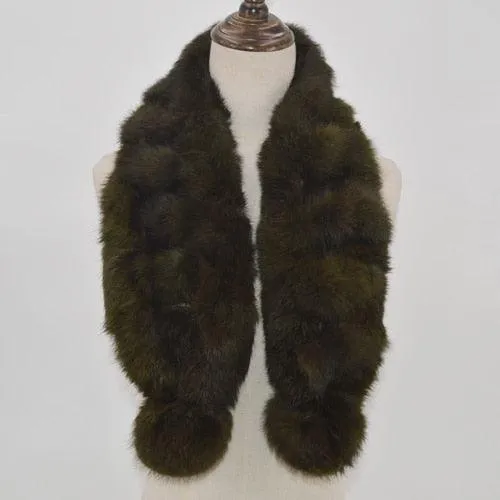 Soft and Luxurious Fur Scarf -Stay Warm in Style with Our Premium Quality Winter Accessories -
