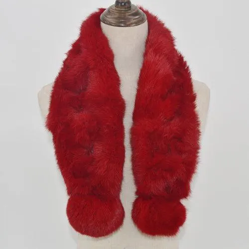 Soft and Luxurious Fur Scarf -Stay Warm in Style with Our Premium Quality Winter Accessories -