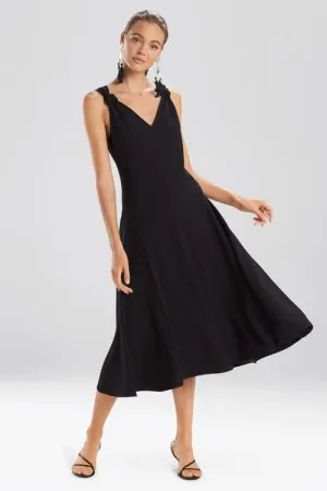 Solid Crepe Tank Dress