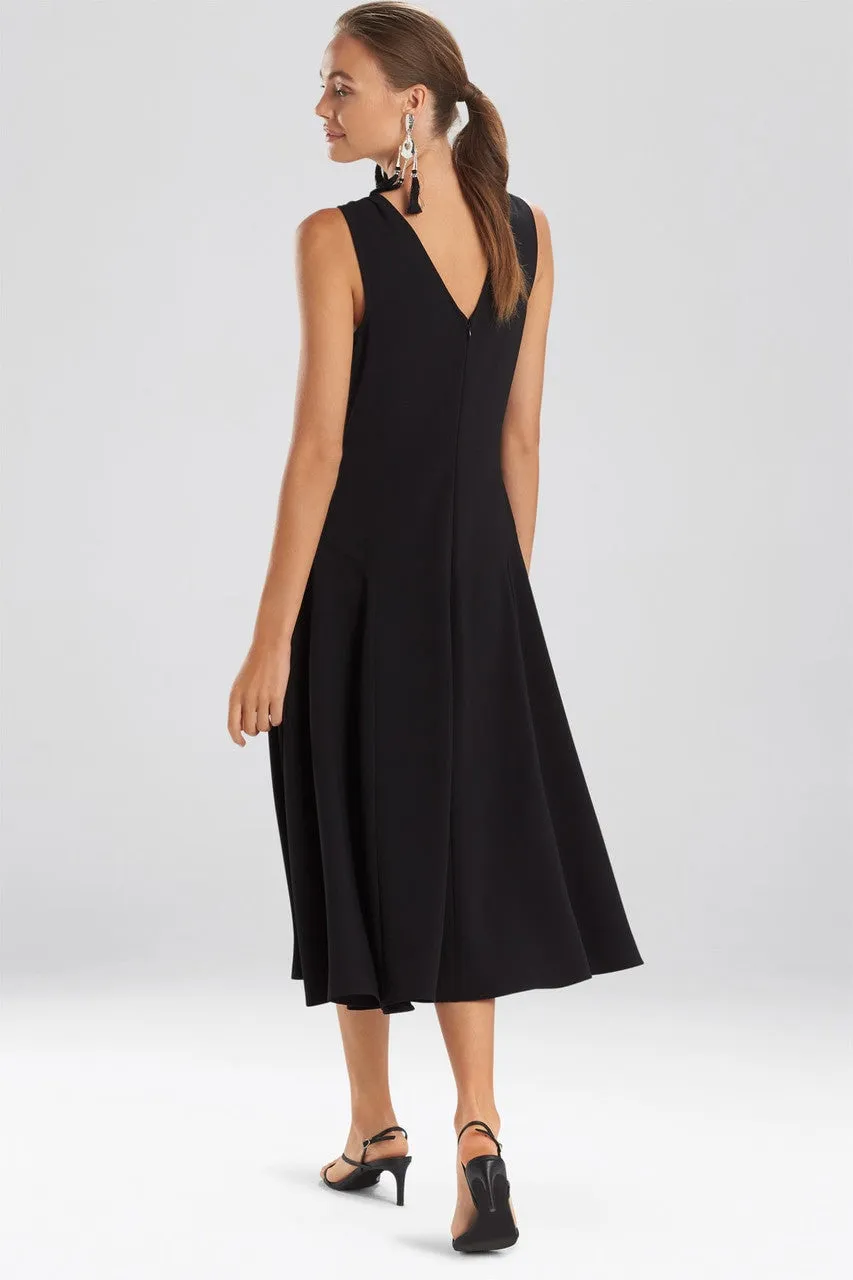 Solid Crepe Tank Dress