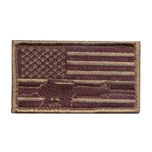 Subdued Flag & Rifle Morale Patch