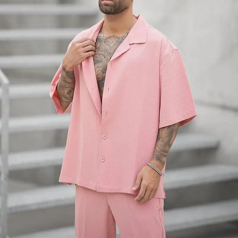 Summer Casual Shirt & Pants Set