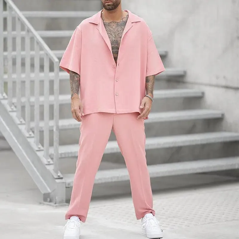 Summer Casual Shirt & Pants Set