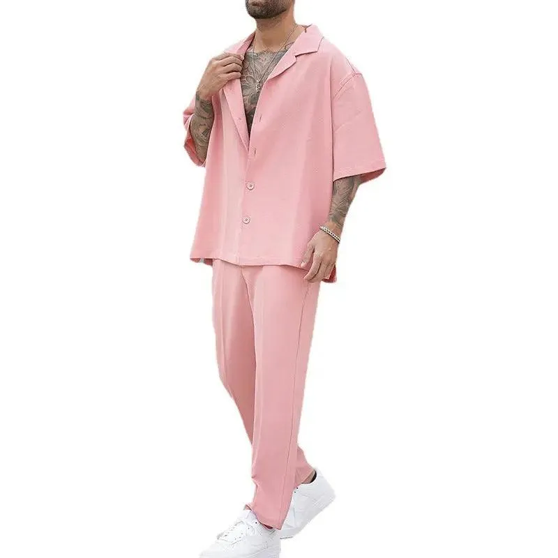 Summer Casual Shirt & Pants Set