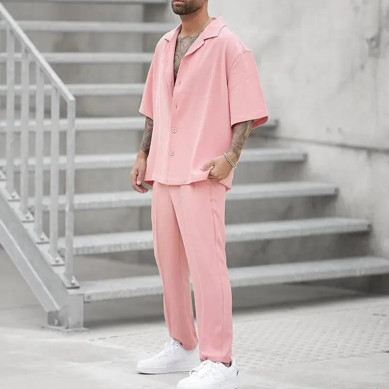 Summer Casual Shirt & Pants Set