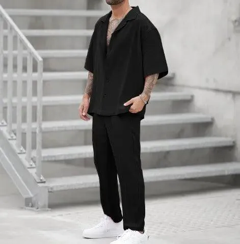 Summer Casual Shirt & Pants Set
