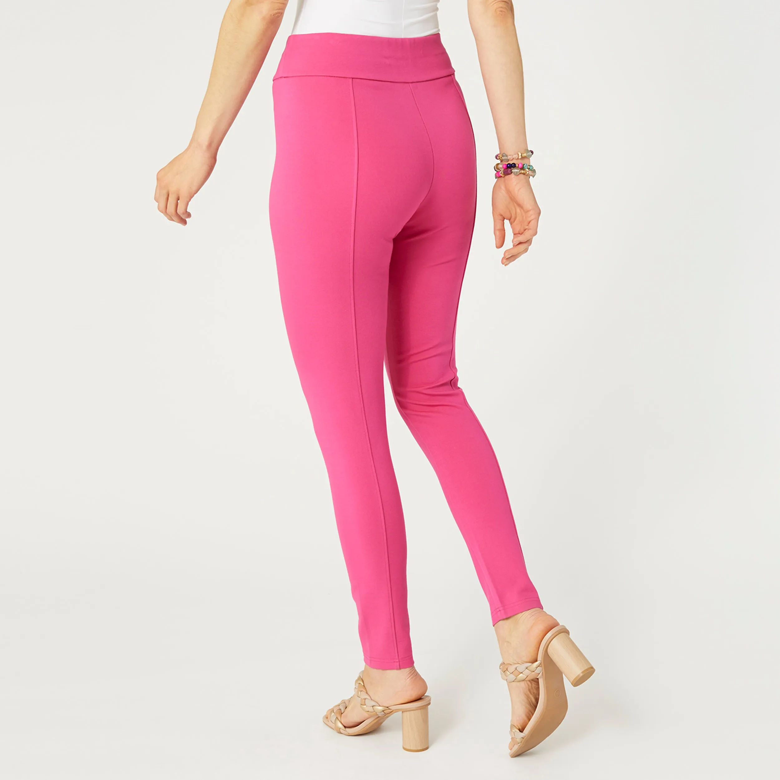 The Perfect Ponte Ankle Pant - Fuchsia Pink - Final Sale