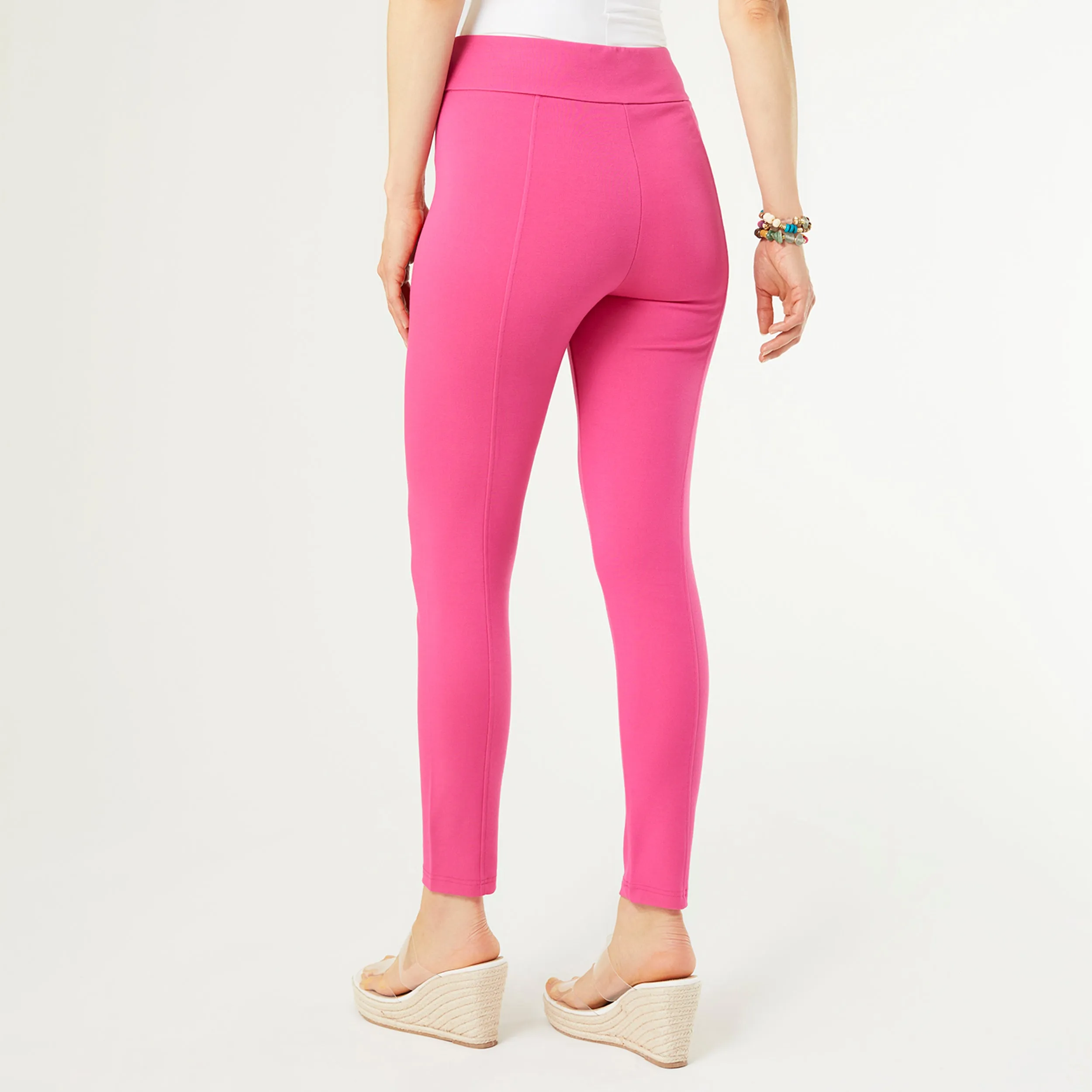 The Perfect Ponte Ankle Pant - Fuchsia Pink - Final Sale
