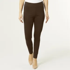 The Perfect Ponte Pant - Brown - Final Sale