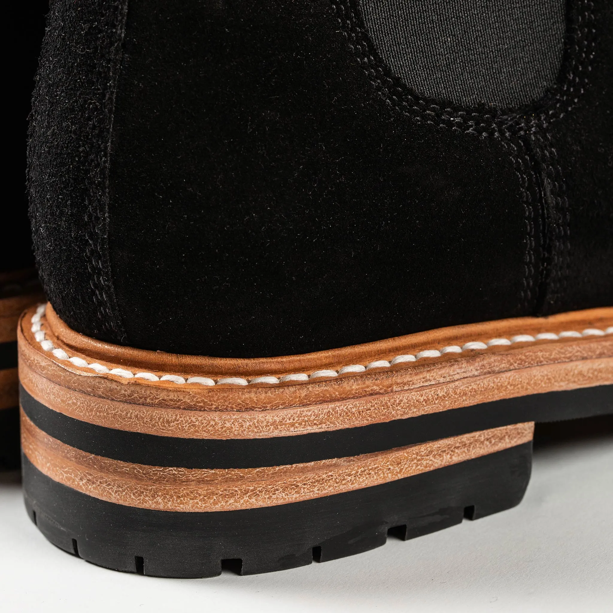 The Ranch Boot in Coal Weatherproof Suede