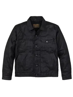 Tin Cloth Short Lined Cruiser Jacket: Black