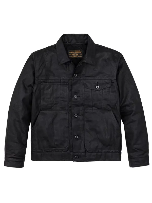 Tin Cloth Short Lined Cruiser Jacket: Black