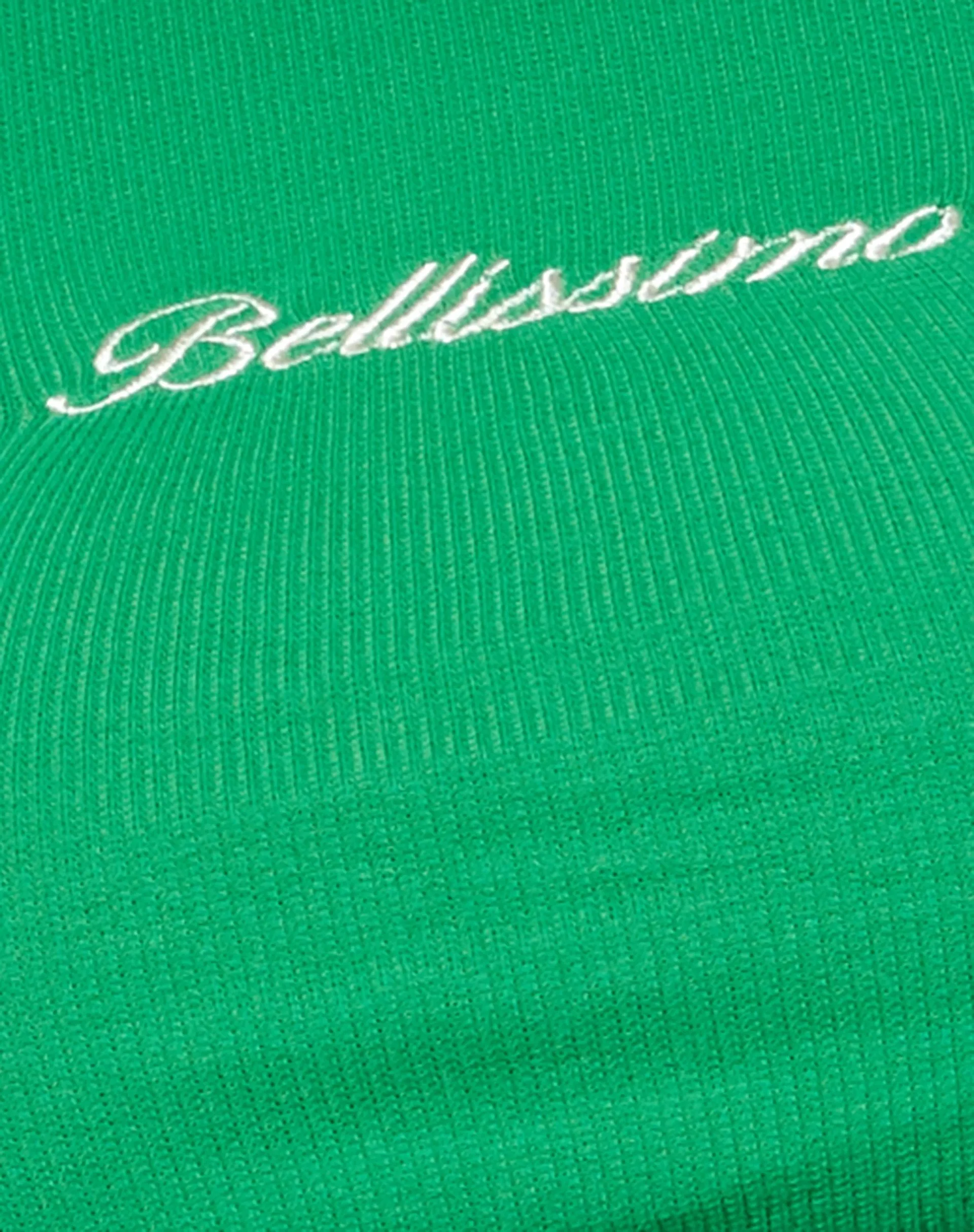 Tindy Crop Top in Rib Fun Green Bellissimo