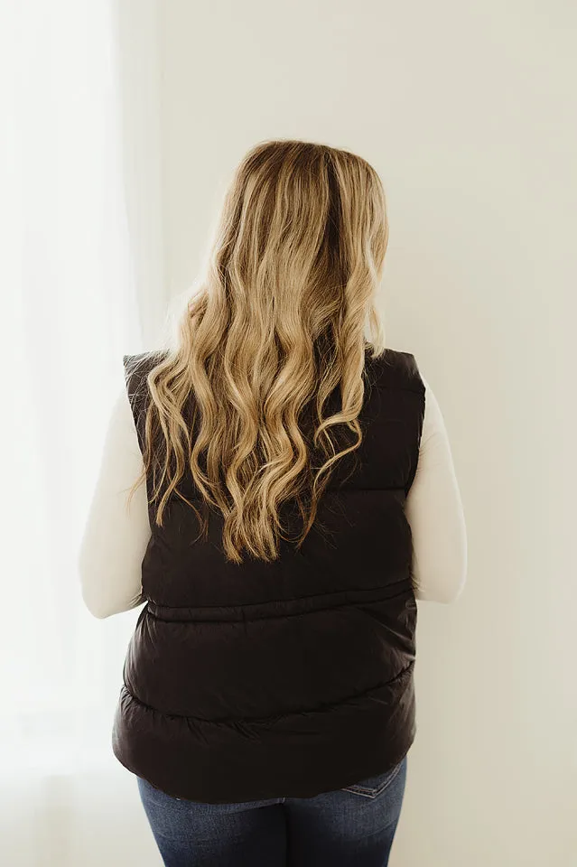 Toggle Waist Puffer Vest