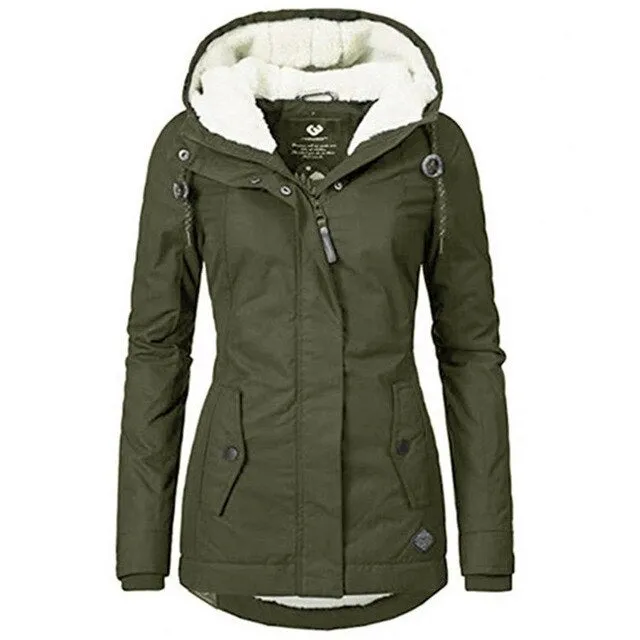 Warm Hooded Coat