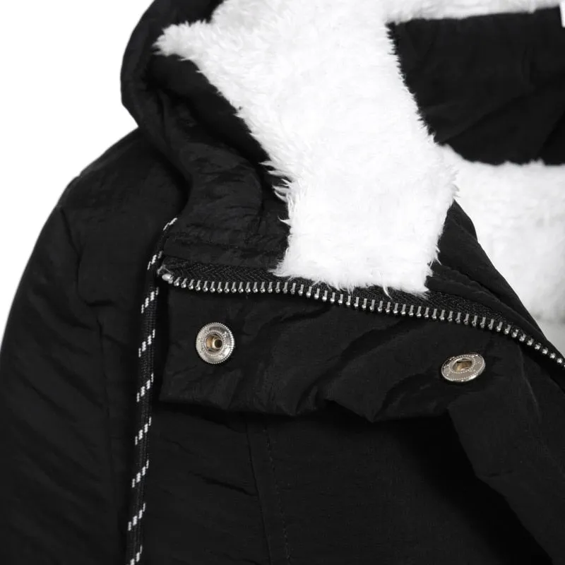 Warm Hooded Coat