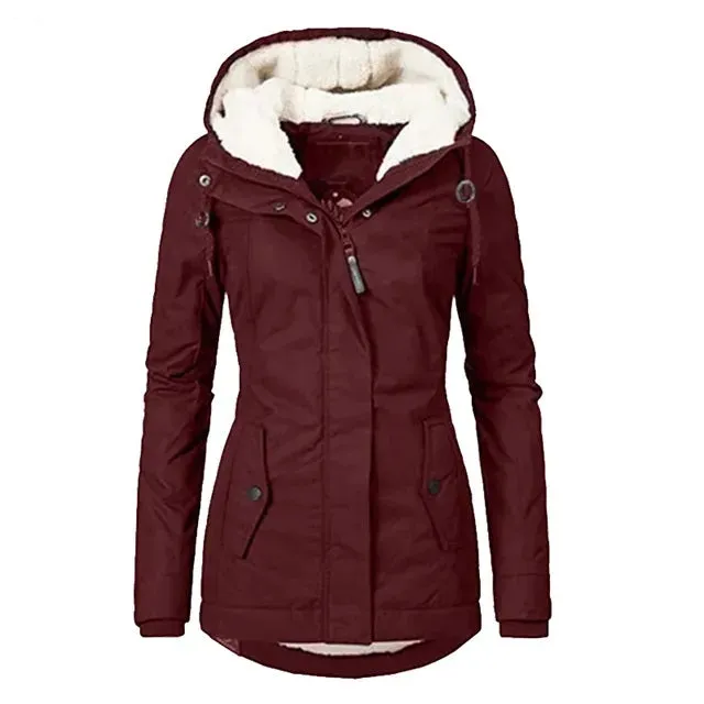 Warm Hooded Coat