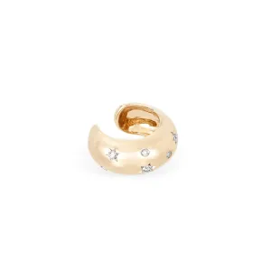Wide Celestial Diamond Ear Cuff